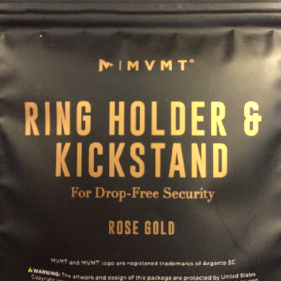 MVMT ROSE GOLD HEART SHAPED PHONE RING HOLDER N… - Picture 6 of 8